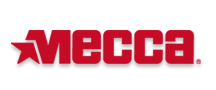 Mecca USA logo. It's red with a star attached to the "M"