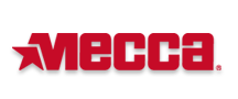 Mecca USA logo. It's red with a star attached to the "M"